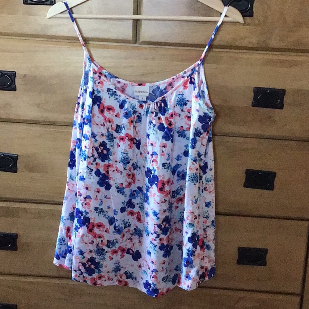 Merona flowered tank.